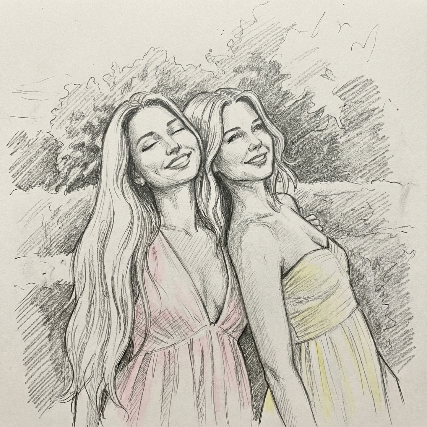 Sketch Personligt Människoporträtt