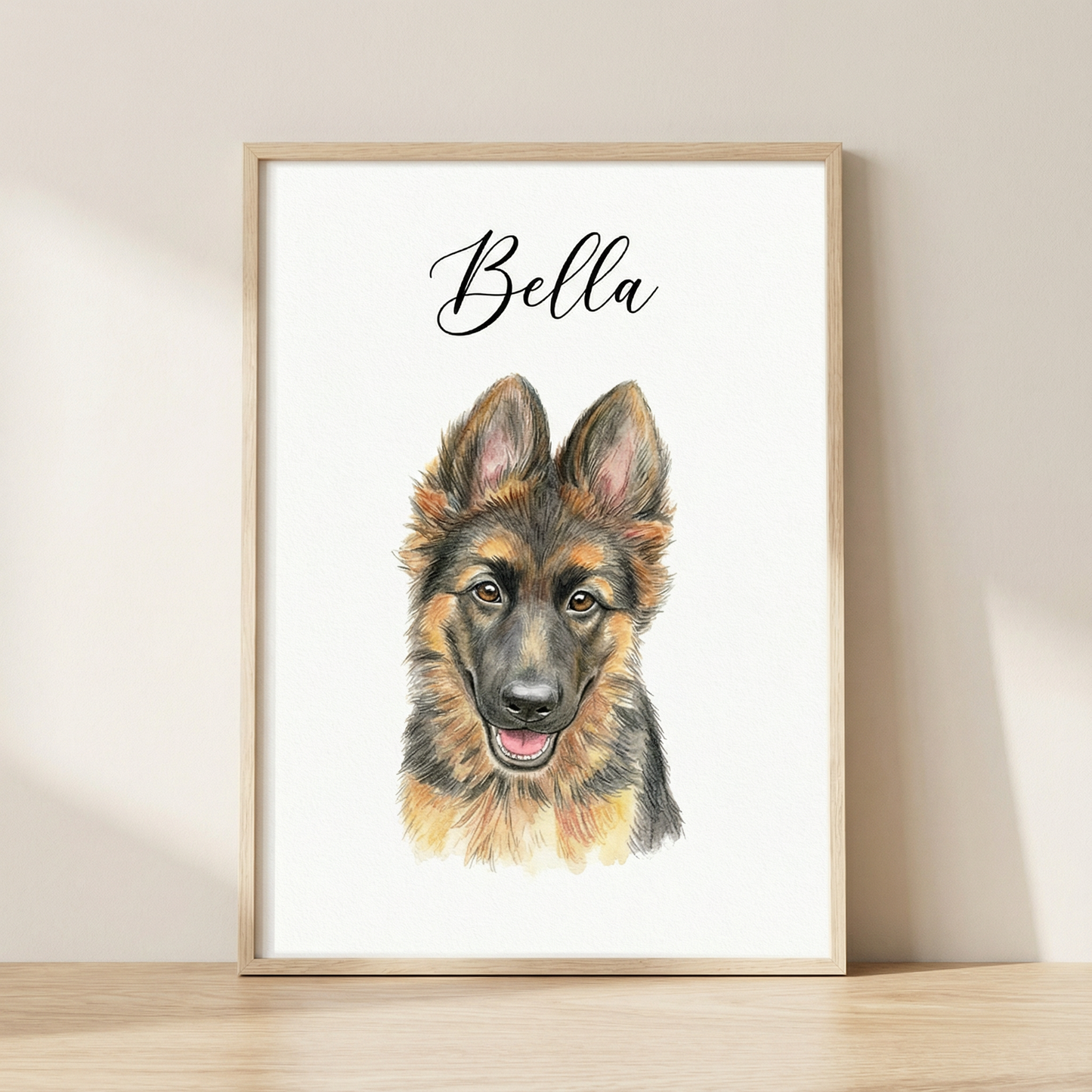 Realistisk Personligt Husdjursporträtt