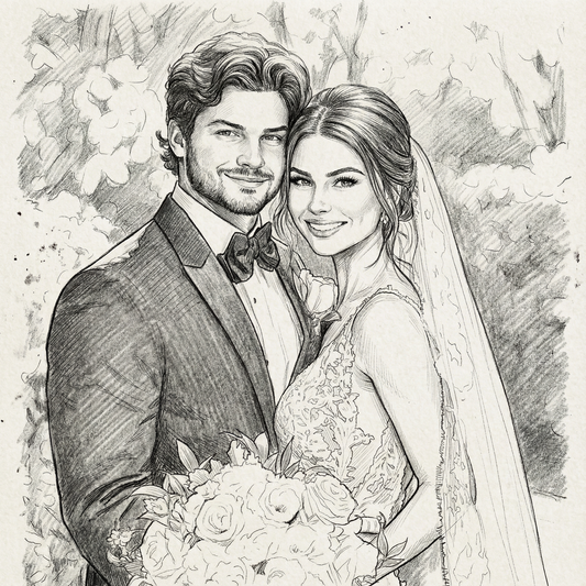 Sketch Personligt Människoporträtt